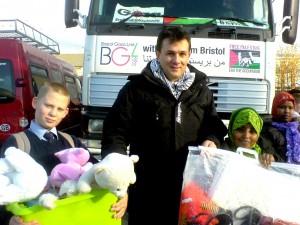 Sakir Yildirm, one of the Bristolian volunteers on the Gaza aid convoy